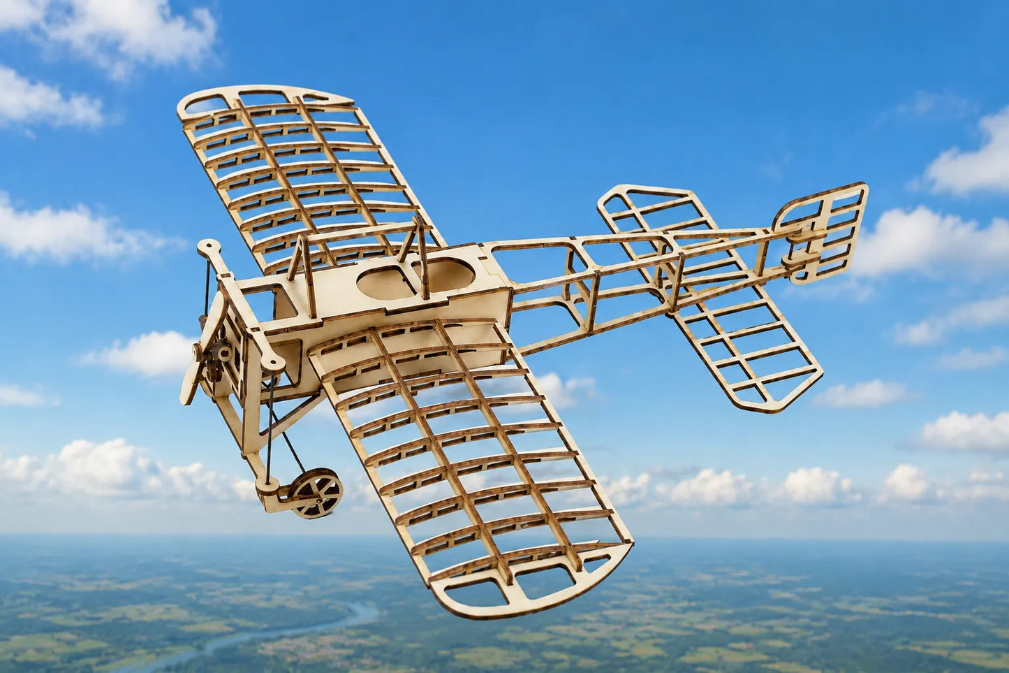 Maquette en bois - Avion Blériot
