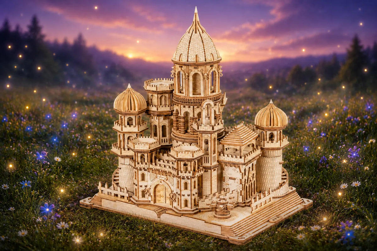Maquette en bois - ChĂąteau magique