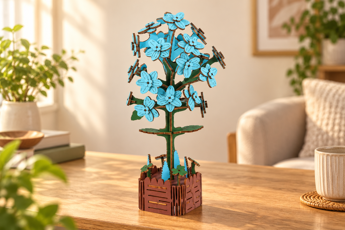 Maquette en bois - La jacinthe