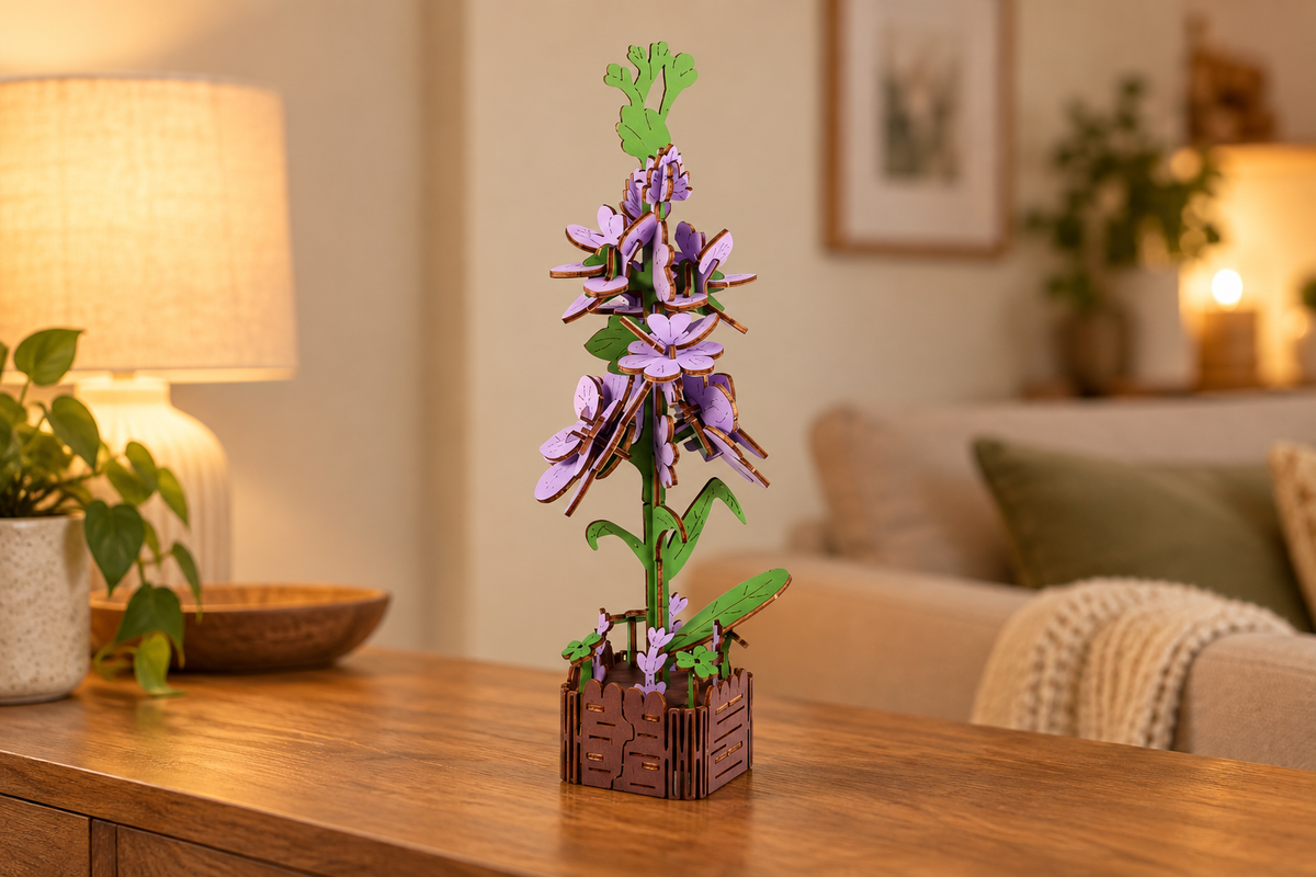 Maquette en bois - La violette