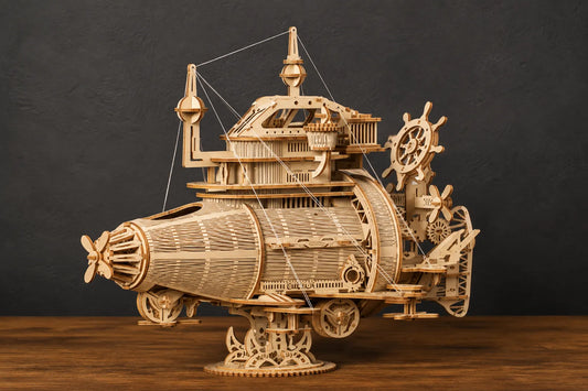 Maquette en bois - Vaisseau spatial