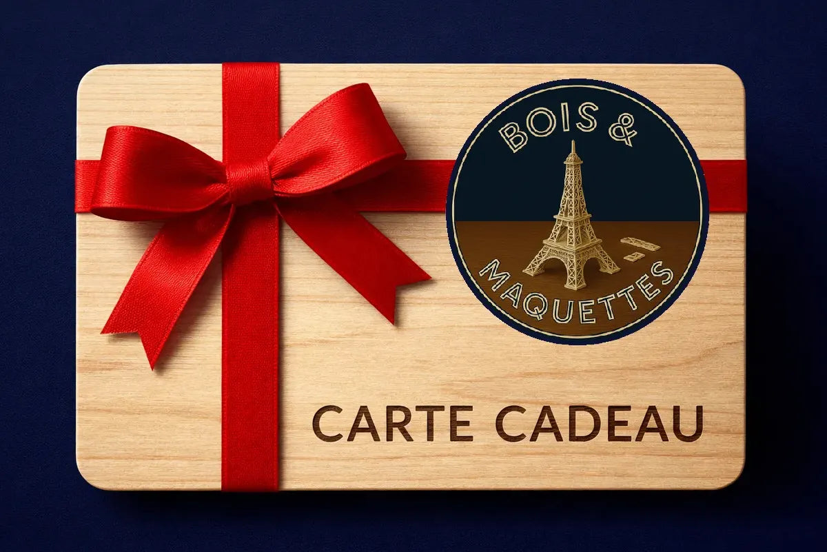 Carte cadeau Bois & Maquettes