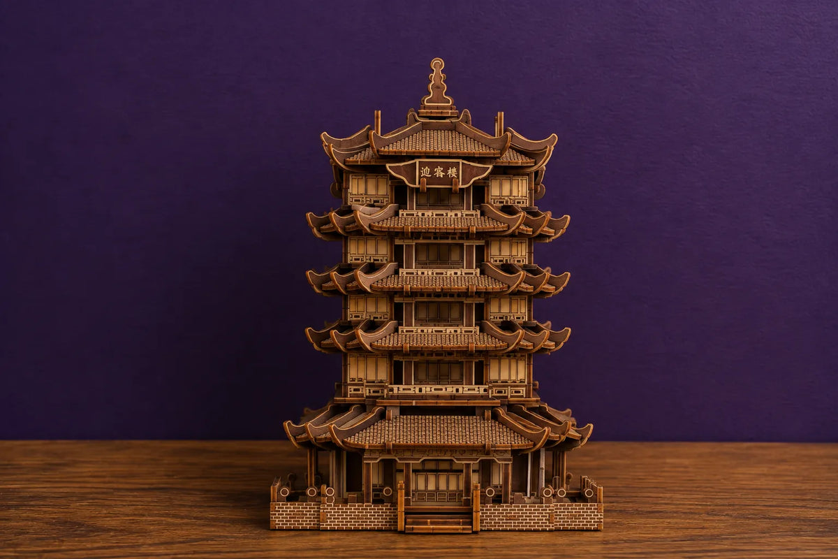 Maquette en bois - Ancienne pagode