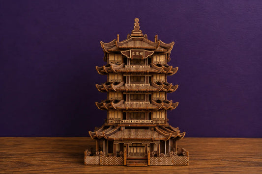 Maquette en bois - Ancienne pagode