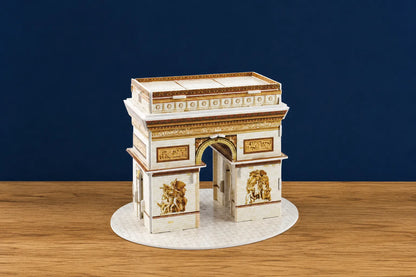 Maquette en bois - Arc de Triomphe coloré