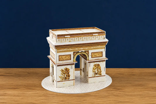 Maquette en bois - Arc de Triomphe coloré