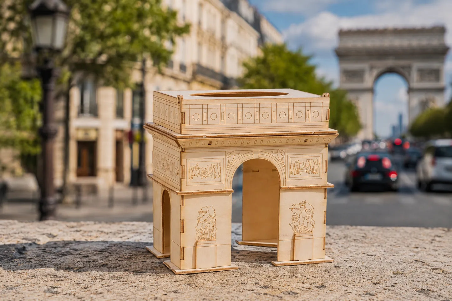 Maquette en bois - Arc de Triomphe