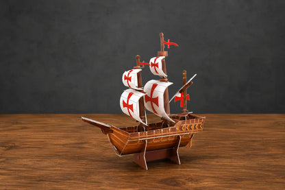Maquette en bois - Bateau Santa Maria