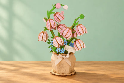 Maquette en bois - Bouquet de muguet