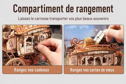 Maquette en bois - Carrosse musical