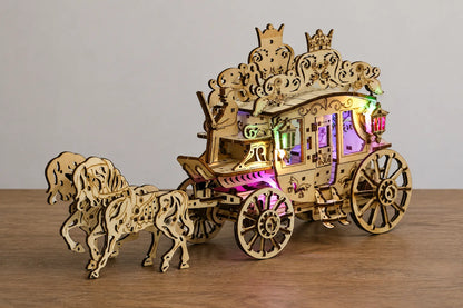 Maquette en bois - Carrosse royal