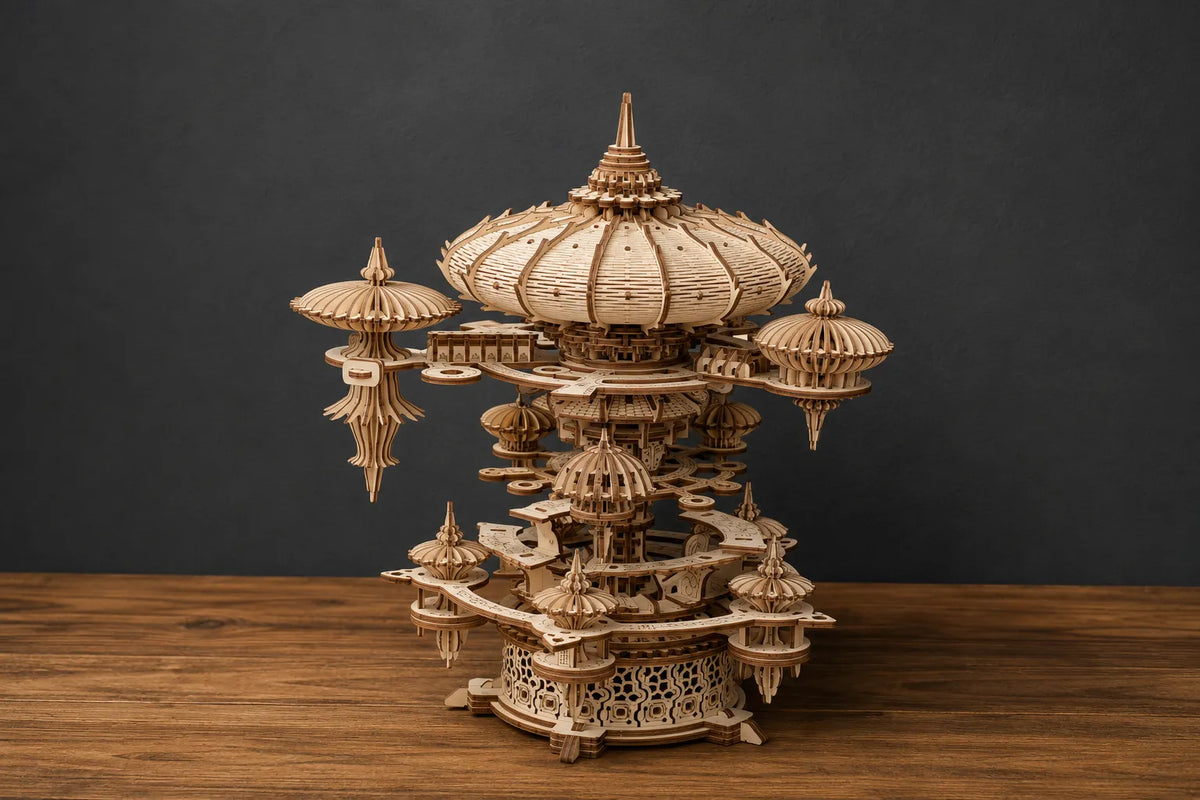 Maquette en bois - Château dans le ciel