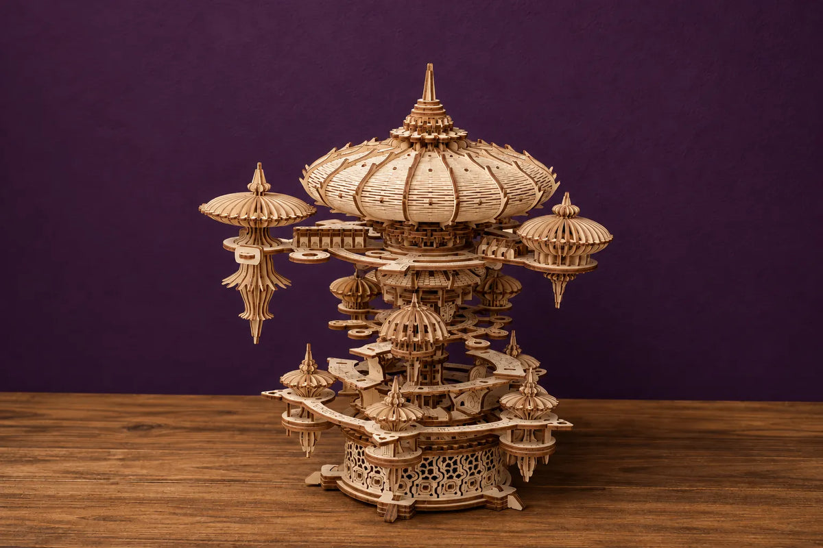 Maquette en bois - Château dans le ciel