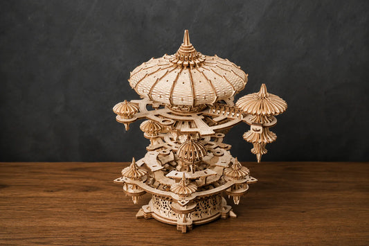 Maquette en bois - Château dans le ciel