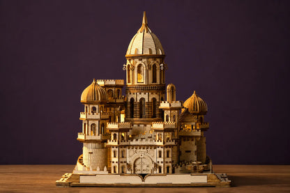 Maquette en bois - Château magique