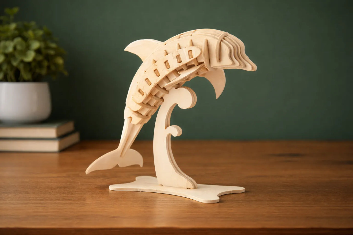 Maquette en bois - Dauphin
