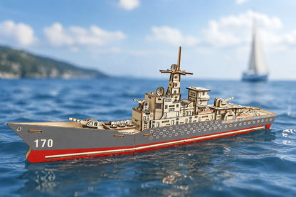 Maquette en bois - Destroyer 170