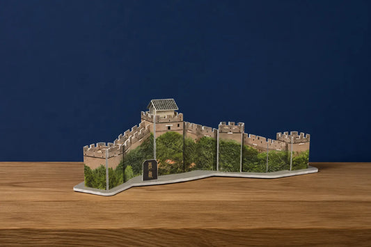 Maquette en bois - Grande Muraille de Chine colorée
