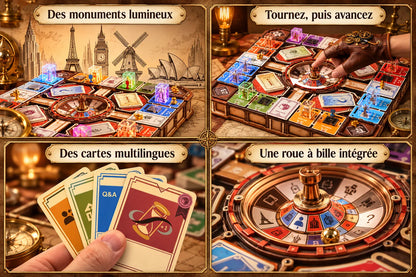 Maquette en bois - Jeu de société Fortune Quest