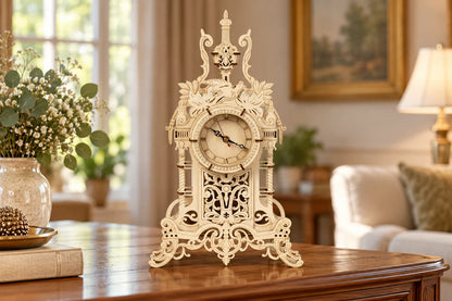Maquette en bois - L’horloge baroque