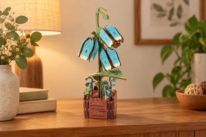 Maquette en bois - La campanule bleue