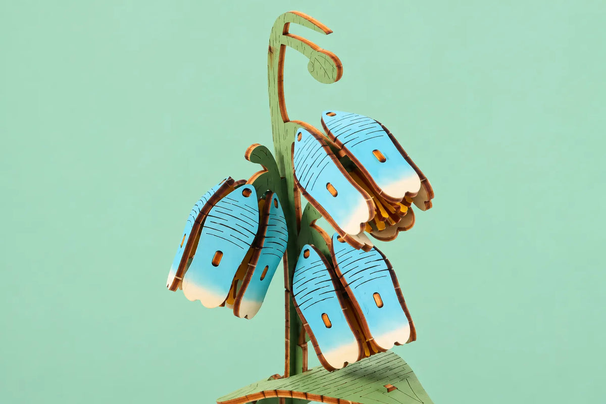 Maquette en bois - La campanule bleue