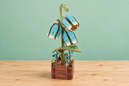 Maquette en bois - La campanule bleue