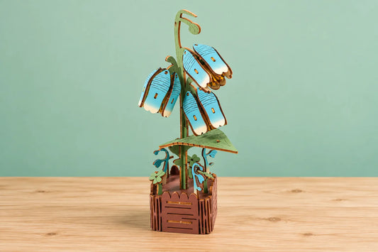 Maquette en bois - La campanule bleue