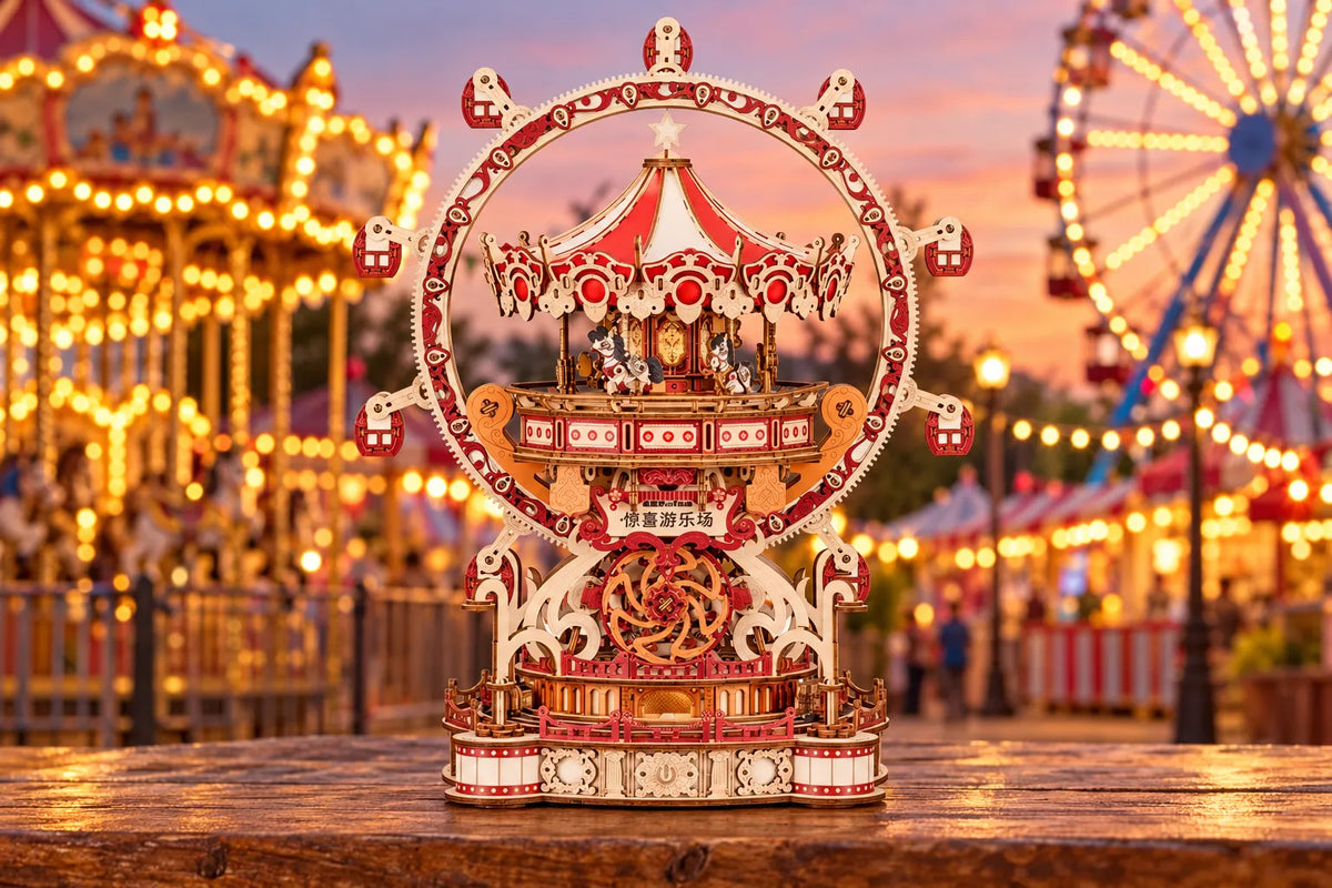 Maquette en bois - La fête foraine musicale