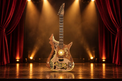 Maquette en bois - La guitare électrique