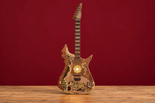 Maquette en bois - La guitare électrique