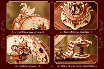 Maquette en bois - La harpe