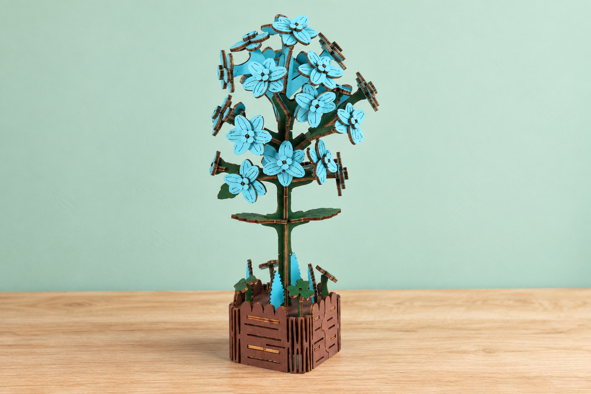 Maquette en bois - La jacinthe