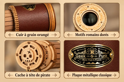 Maquette en bois - La longue-vue des explorateurs