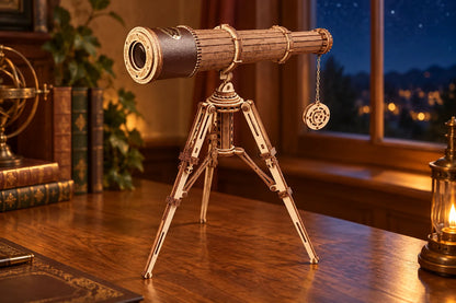 Maquette en bois - La longue-vue des explorateurs
