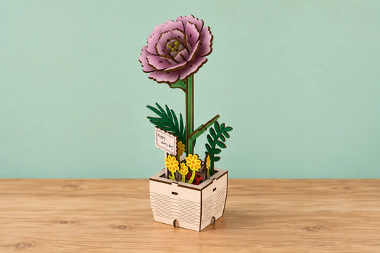 Maquette en bois - La pivoine