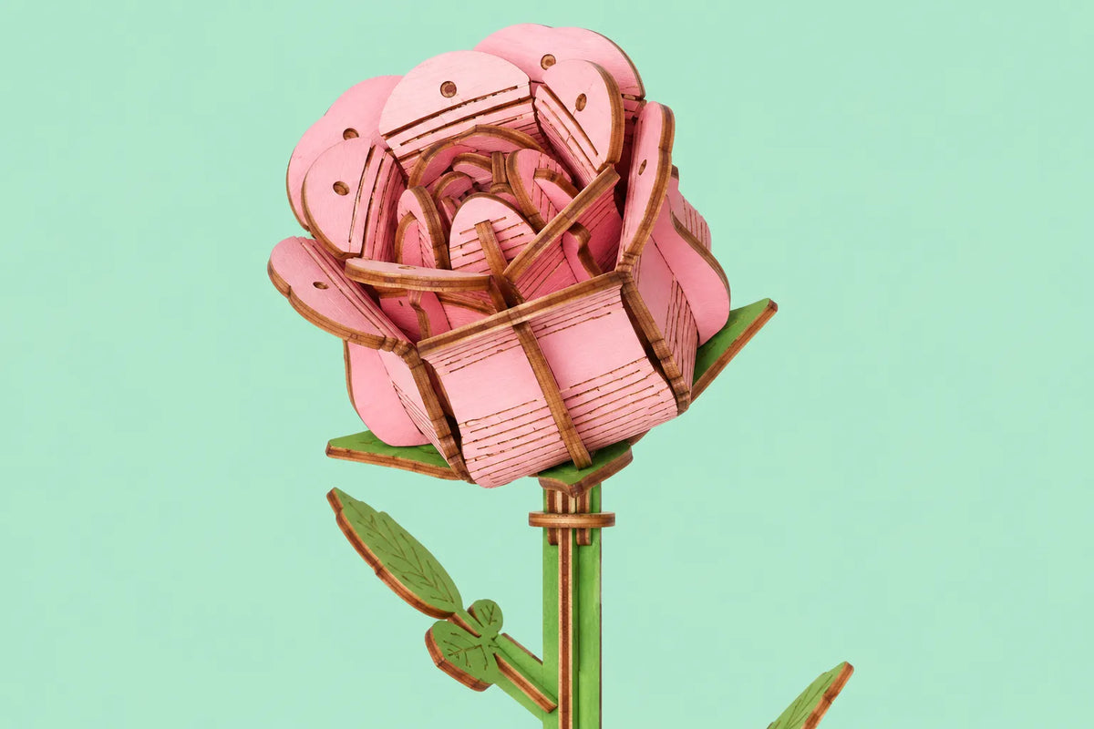 Maquette en bois - La rose