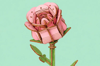 Maquette en bois - La rose