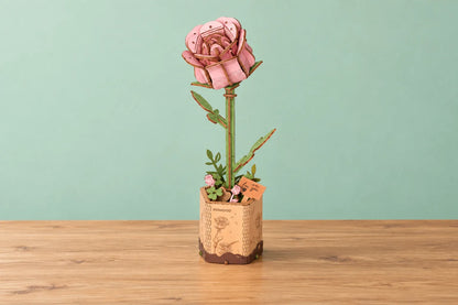 Maquette en bois - La rose
