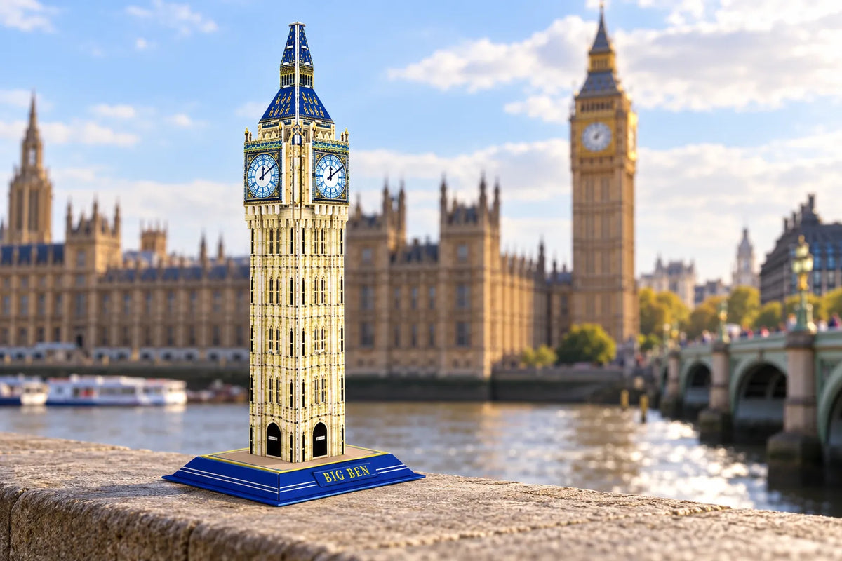 Maquette en bois - La tour Big Ben