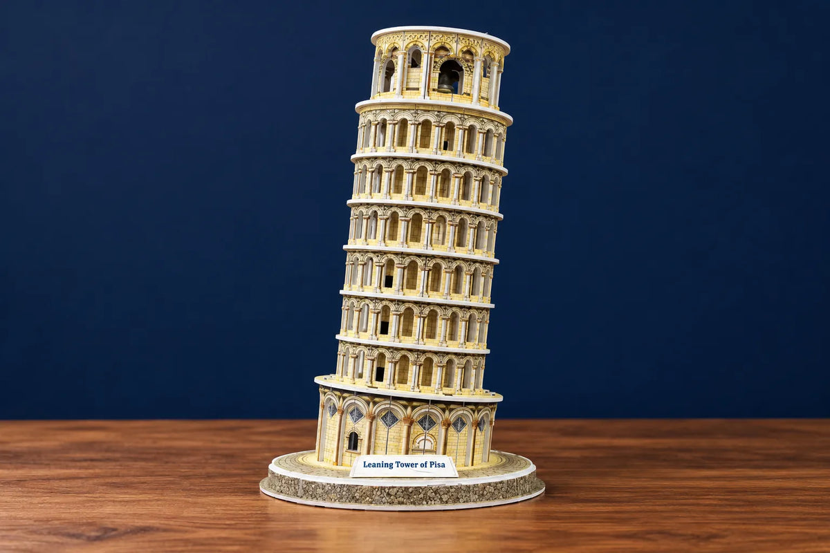 Maquette en bois - La tour de Pise d'Italie