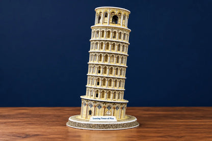 Maquette en bois - La tour de Pise d'Italie