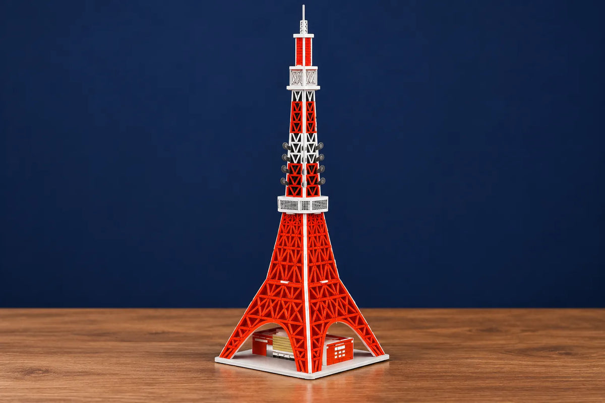 Maquette en bois - La tour de Tokyo