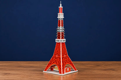 Maquette en bois - La tour de Tokyo