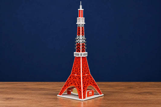 Maquette en bois - La tour de Tokyo