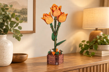 Maquette en bois - La tulipe