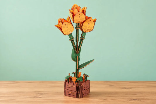 Maquette en bois - La tulipe