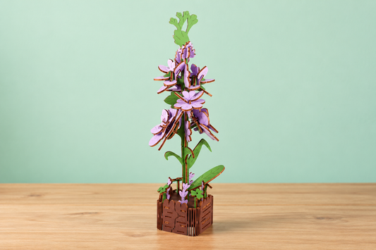 Maquette en bois - La violette