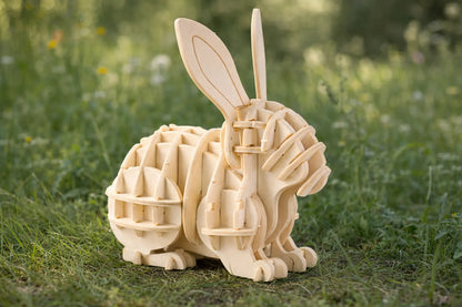 Maquette en bois - Lapin