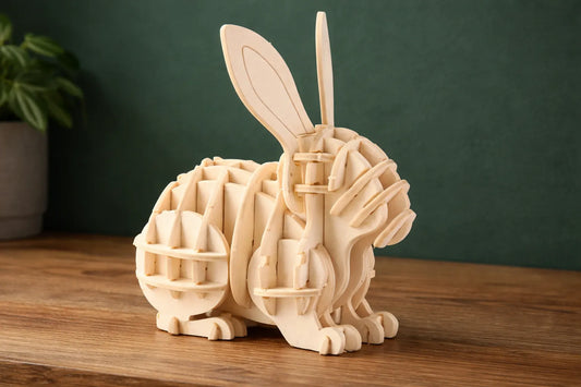 Maquette en bois - Lapin